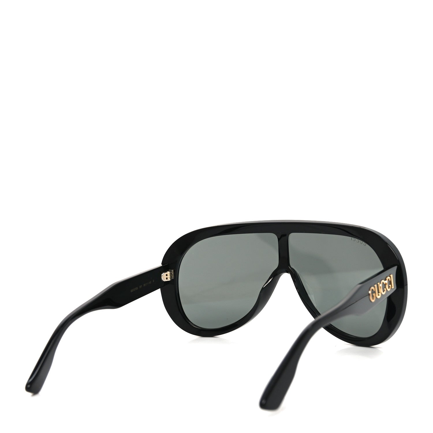 Gucci Acetate Shield Sunglasses GG1370S Black 4 of 7