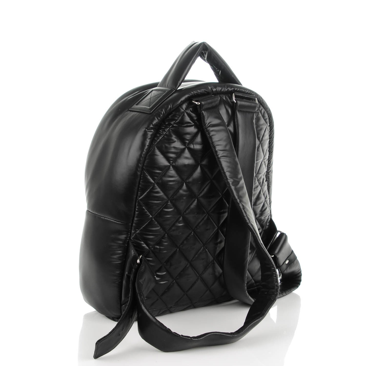Chanel Nylon Quilted Coco Cocoon Backpack Black 3 of 7