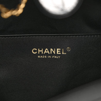 Chanel Caviar Quilted Large Chanel 25 Handbag Black 7 of 12