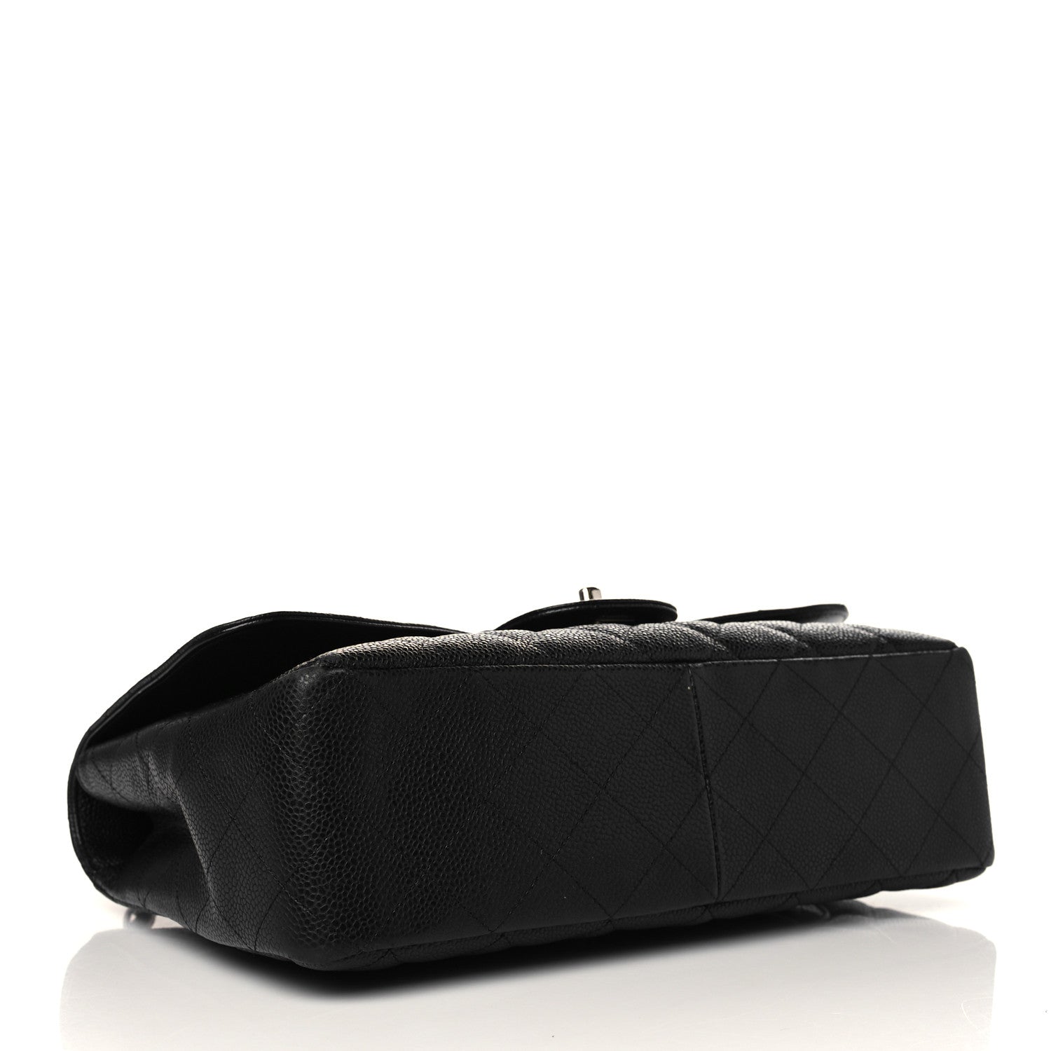 Chanel Caviar Quilted Jumbo Single Flap Black 4 of 9