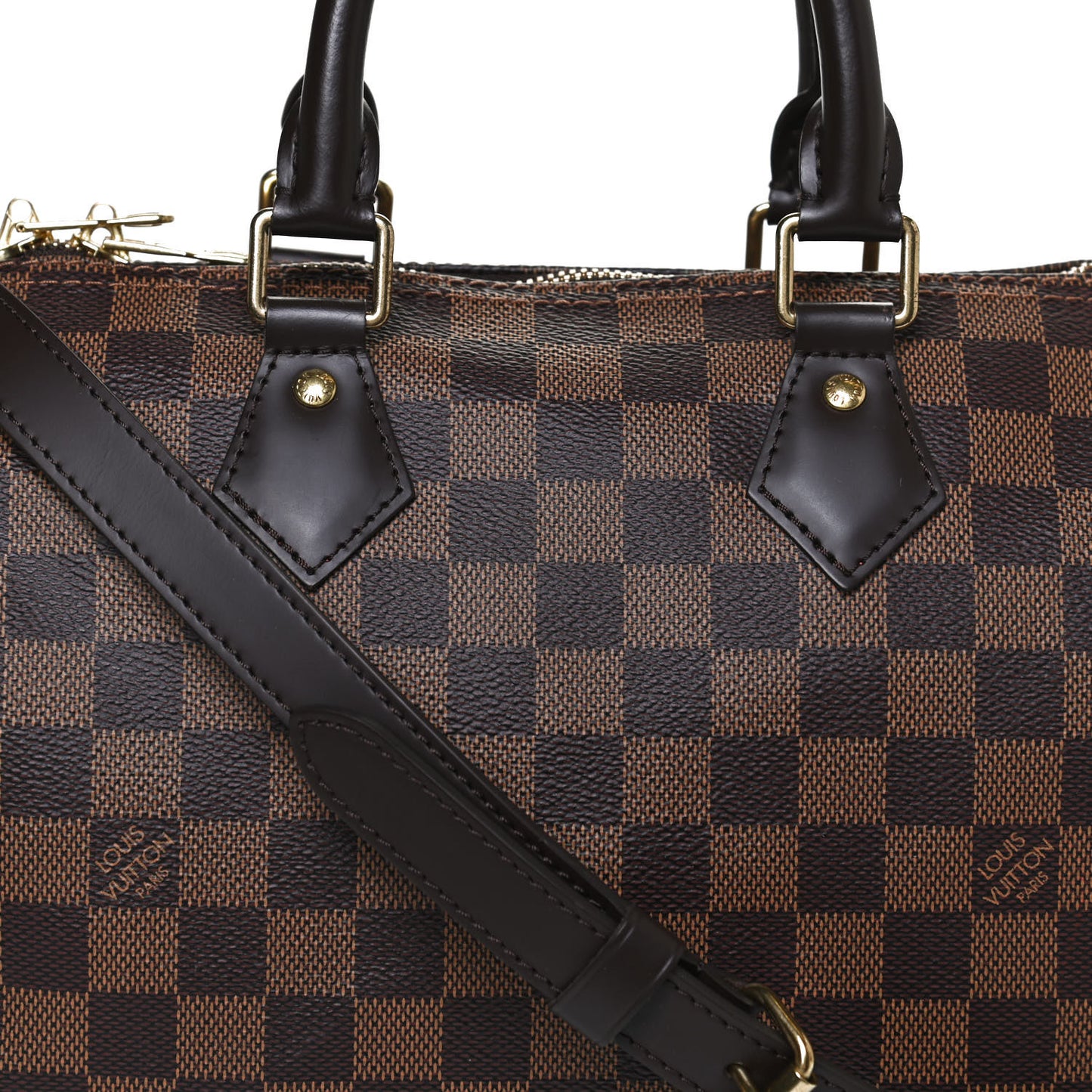 Damier Ebene Speedy Bandouliere 25