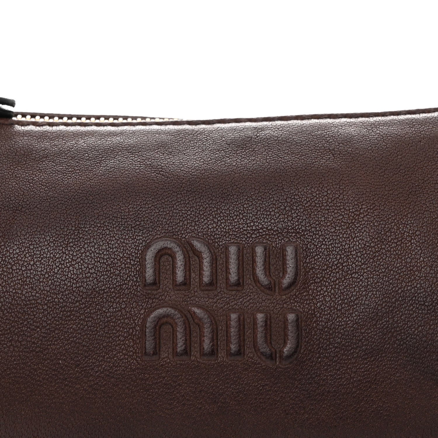 Miu Miu Nappa Aviator Mini Pouch Radica 8 of 10