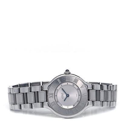 Cartier Stainless Steel 28mm Must De 21 Quartz Watch 4 of 8