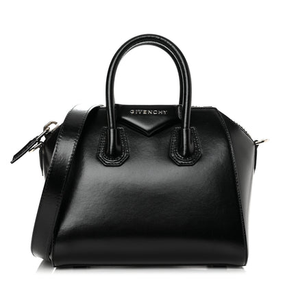 Givenchy Shiny Lord Calfskin Mini Antigona Black 1 of 11
