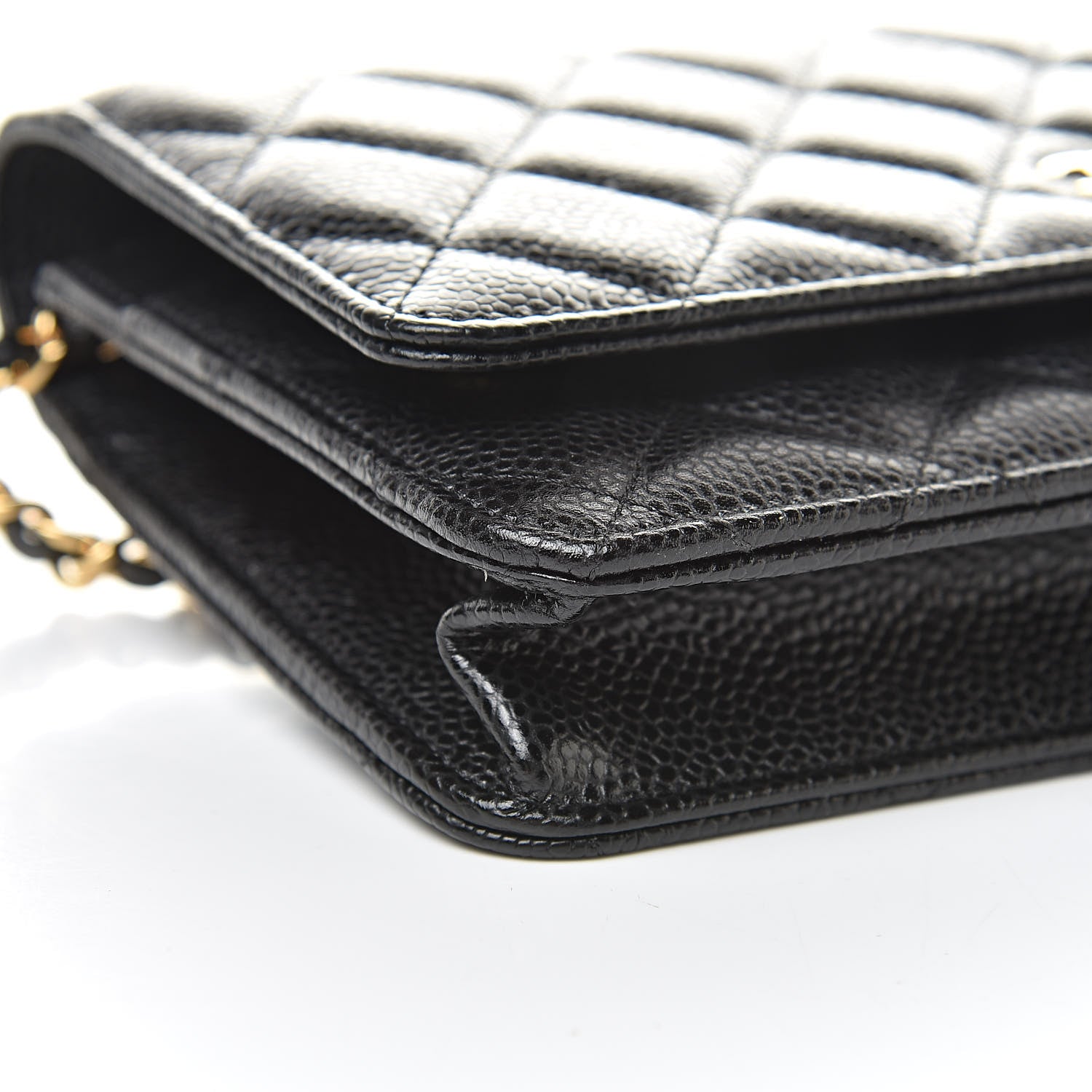 Chanel Caviar Quilted Wallet On Chain WOC Black 10 of 12