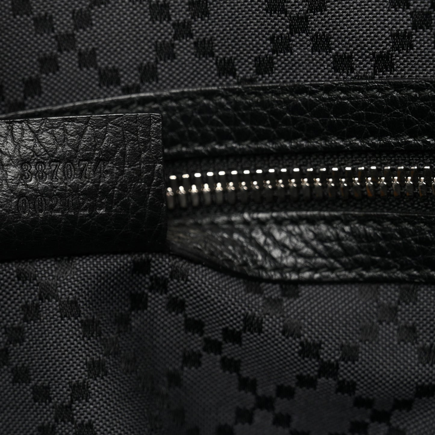 Pebbled Calfskin Briefcase Black