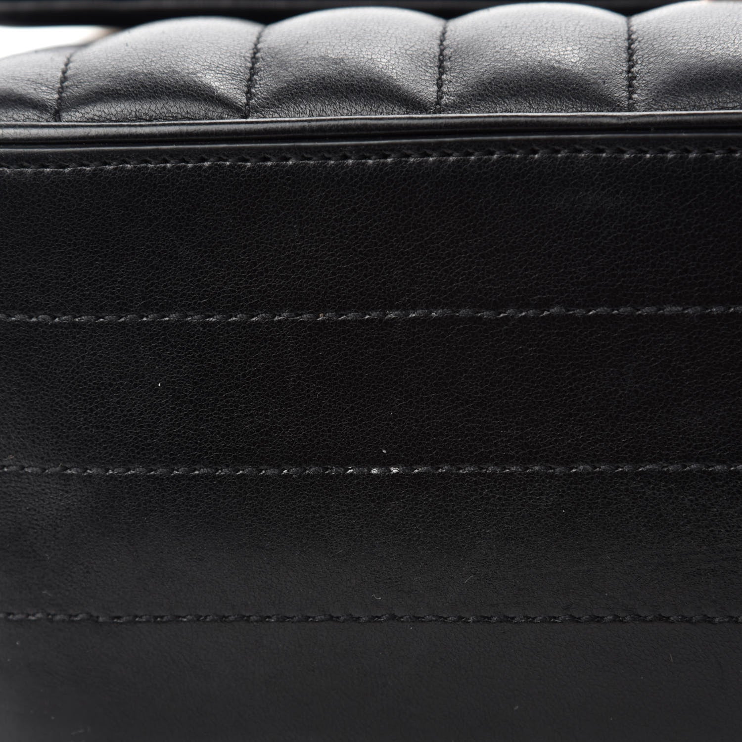 Saint Laurent Lambskin Matelasse Monogram Large Vicky Chain Bag Black 10 of 14