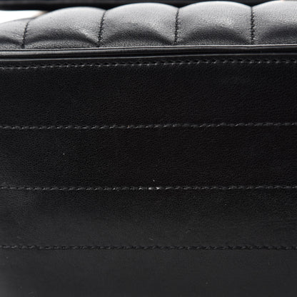 Saint Laurent Lambskin Matelasse Monogram Large Vicky Chain Bag Black 10 of 14