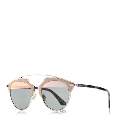 Christian Dior Metal Lambskin So Real Sunglasses Beige 1 of 9