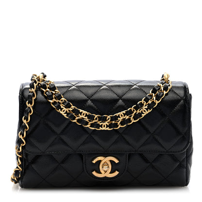 Chanel Caviar Quilted Small Coco First Flap Black 1 of 10