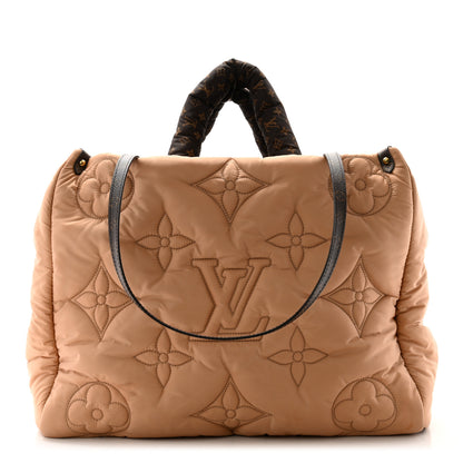Louis Vuitton Econyl Monogram Pillow Giant Onthego GM Beige 1 of 10