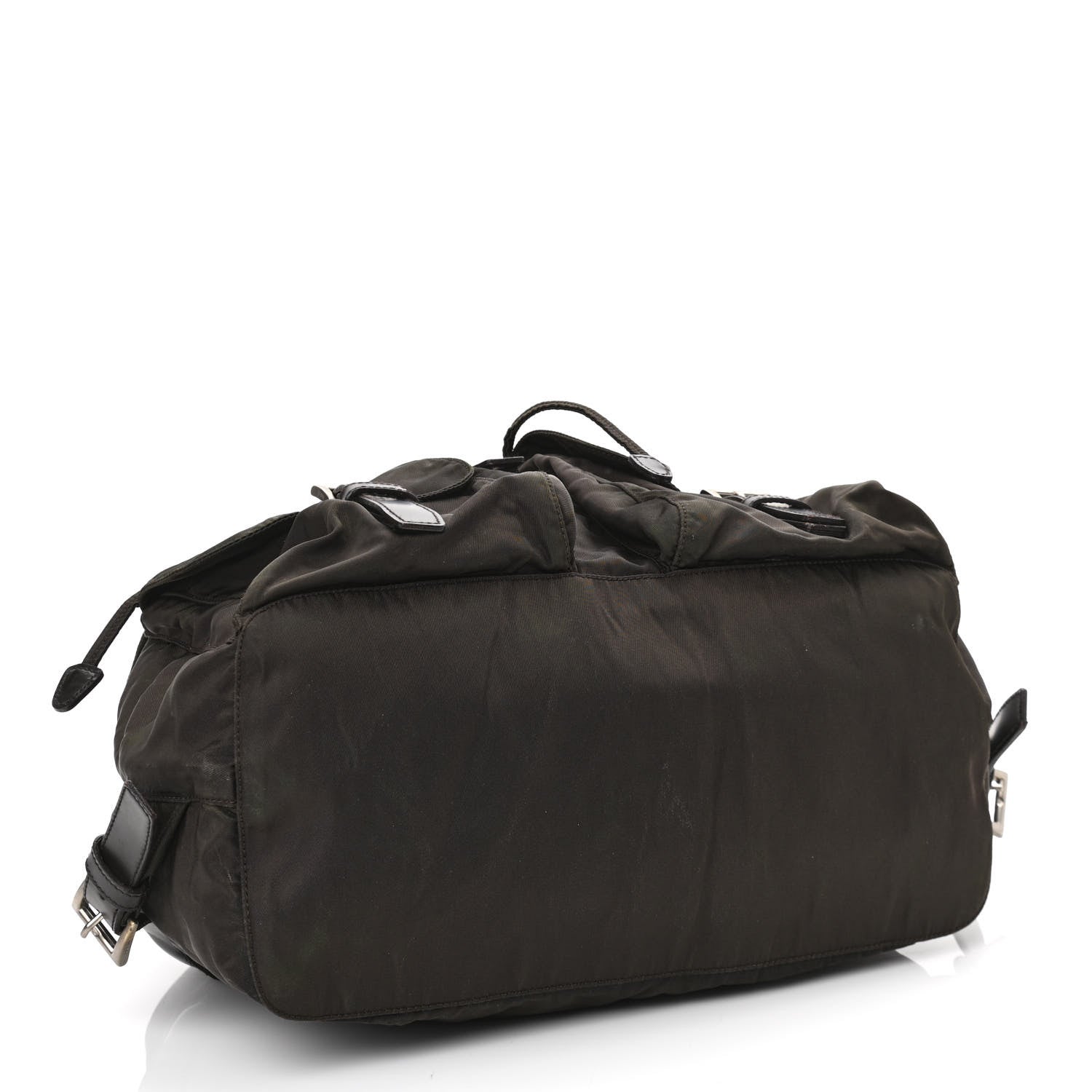 Prada Tessuto Nylon Vela Small Backpack Brown 4 of 10