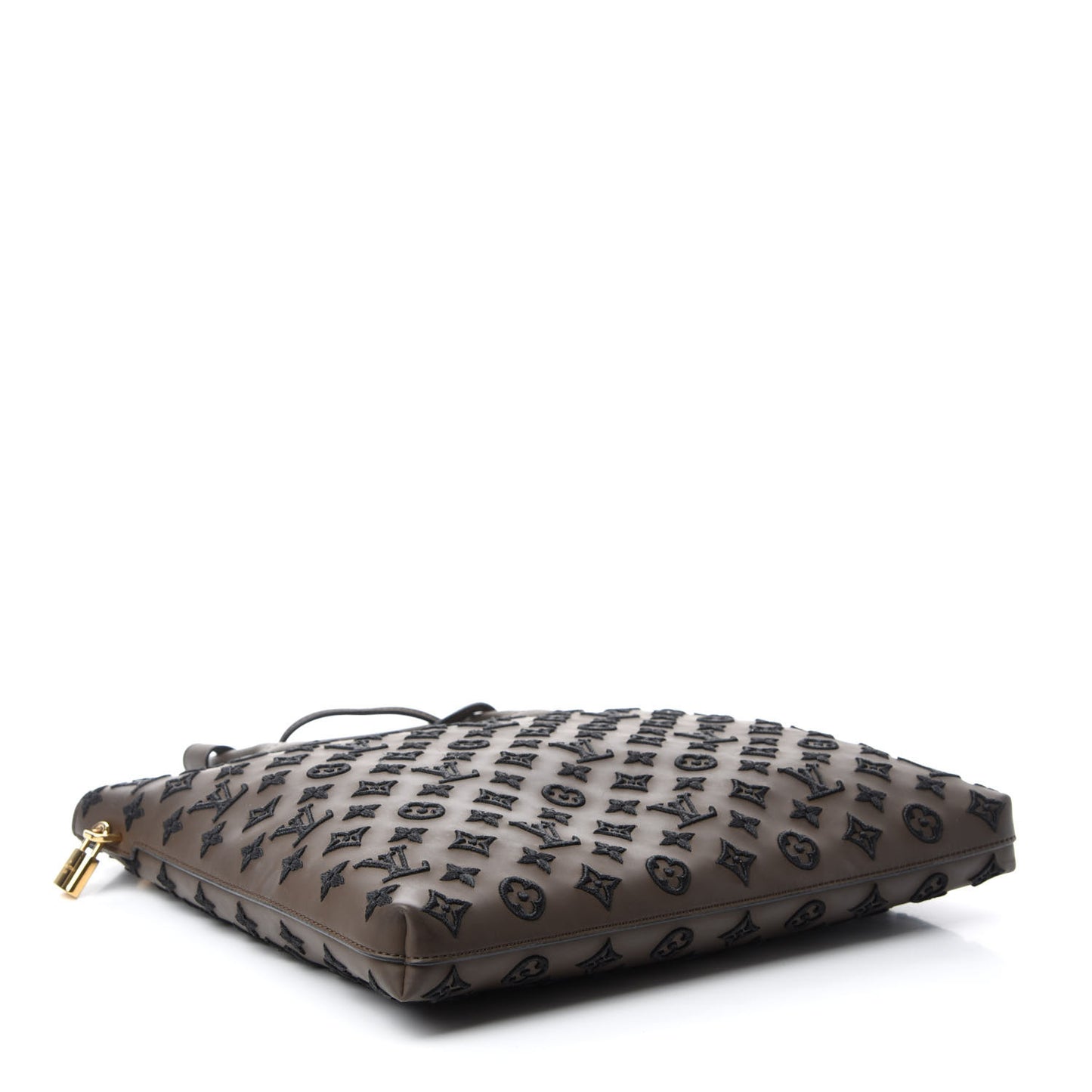 Monogram Addiction Vertical Lockit MM Brown