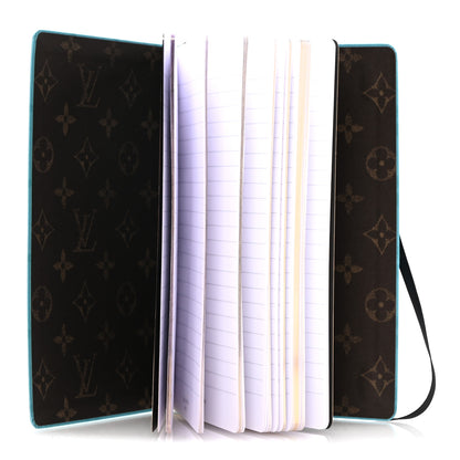 Louis Vuitton LV x TM Jane Superflat Notebook MM Turquoise 5 of 8