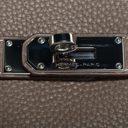 Hermes Taurillon Clemence Jypsiere 34 Etoupe 13 of 18