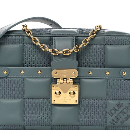 Louis Vuitton Lambskin Damier Quilt Troca PM Glacier 7 of 9
