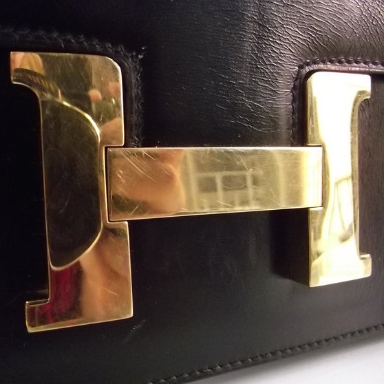 Box Leather Constance Black