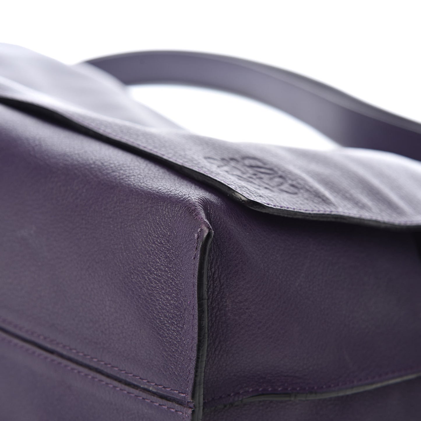 Calfskin Flamenco Knot Flap Bag Violet