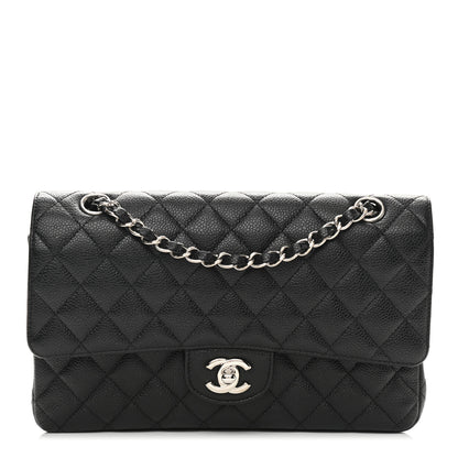 Chanel Caviar Quilted Medium Double Flap Black 1 of 11