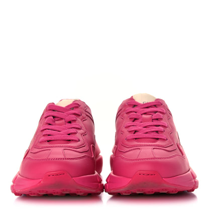Gucci Calfskin Logo Womens Rhyton Sneakers 36 Box Pink 2 of 10