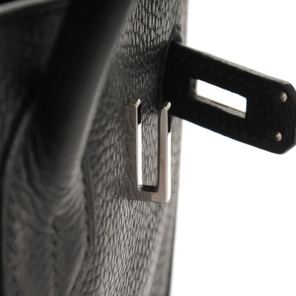 Hermes Taurillon Clemence Birkin 35 Black 15 of 24
