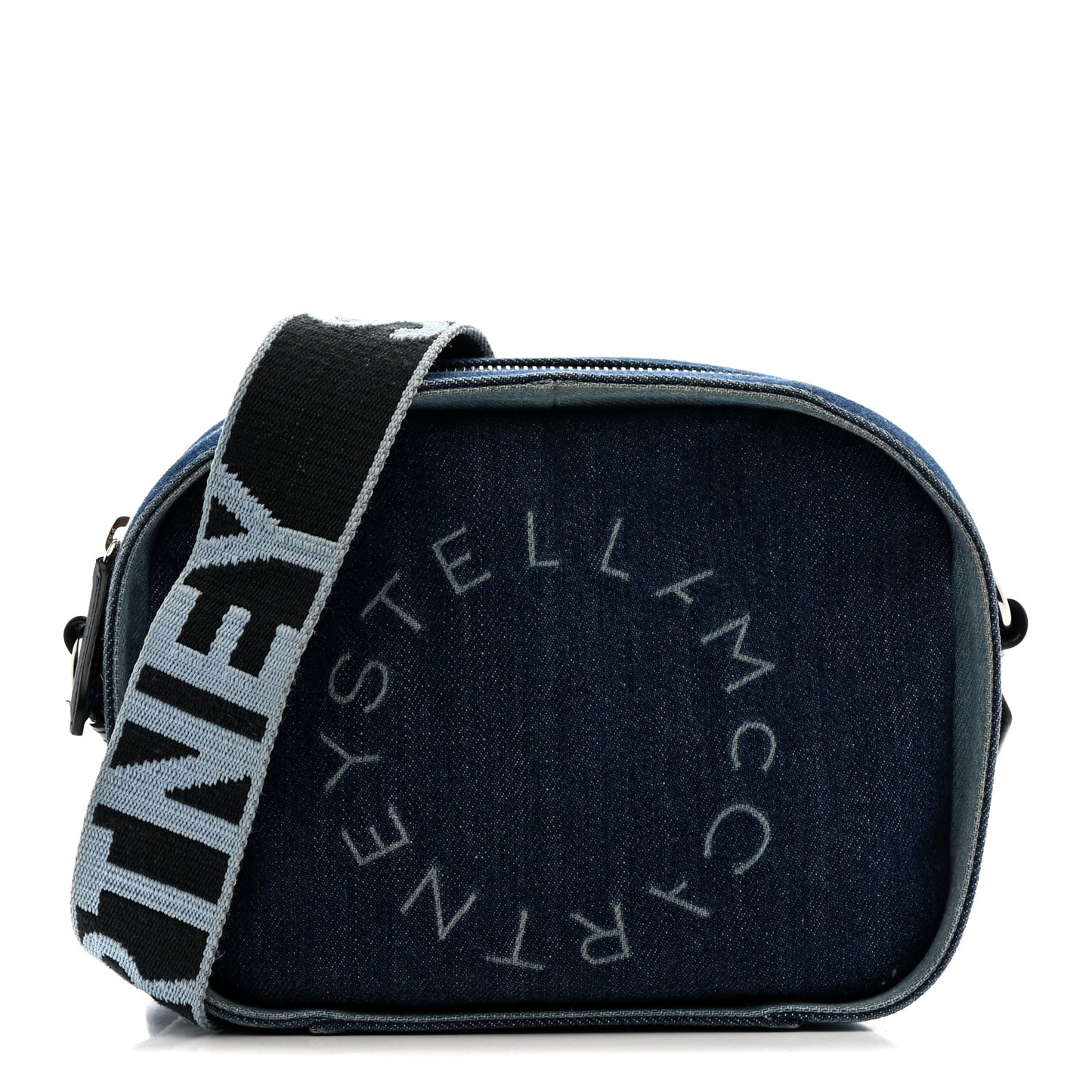 Eco Alter Denim Logo Small Camera Bag Orion Blue
