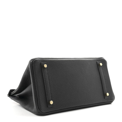 Hermes Togo Birkin 30 Black 4 of 12