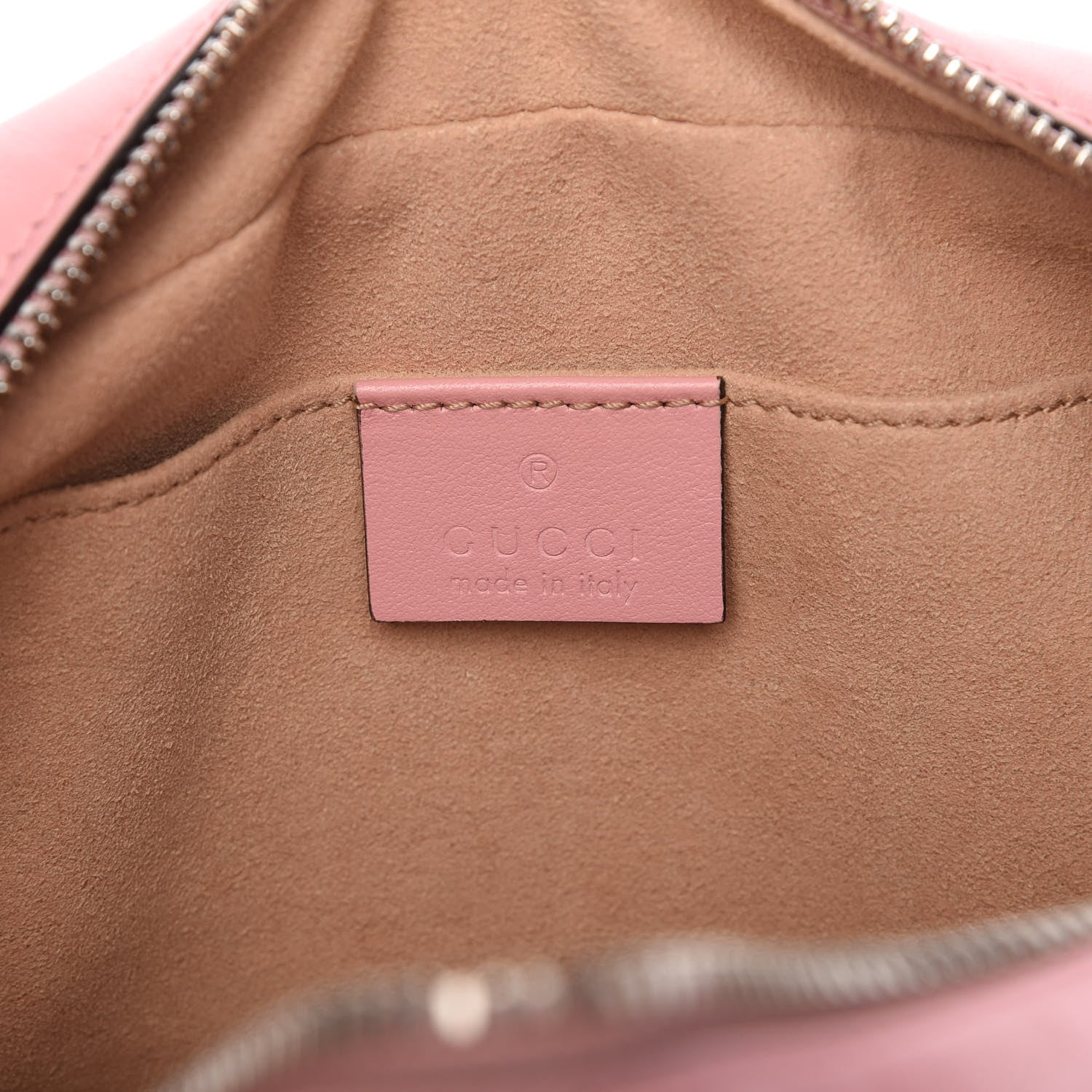 Gucci Calfskin Matelasse Small GG Marmont Chain Shoulder Bag Wild Rose 8 of 10