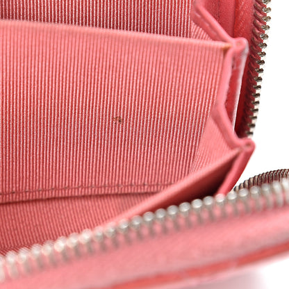 Chanel Patent Calfskin Quilted Zip Coin Purse Pink 9 of 16