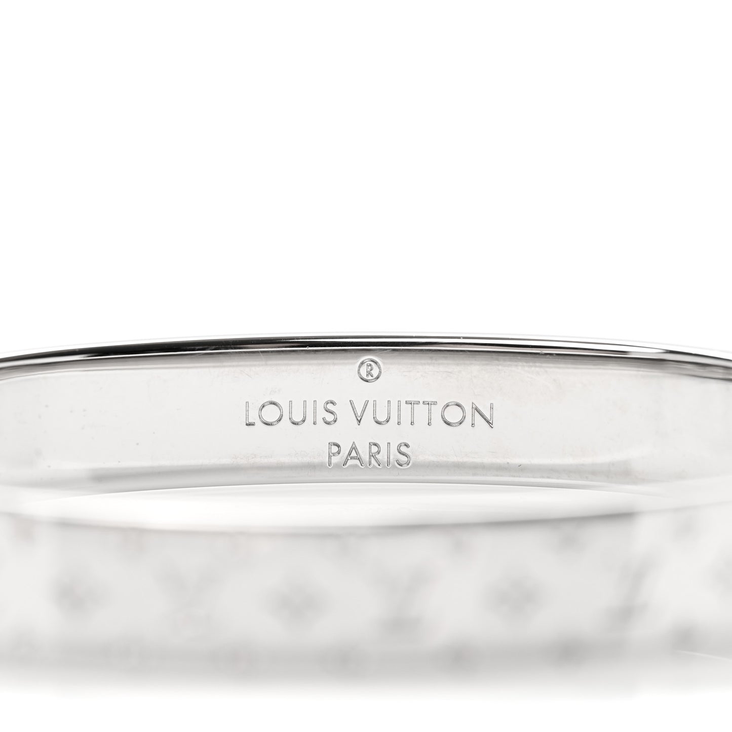 Palladium Monogram Nanogram Cuff S