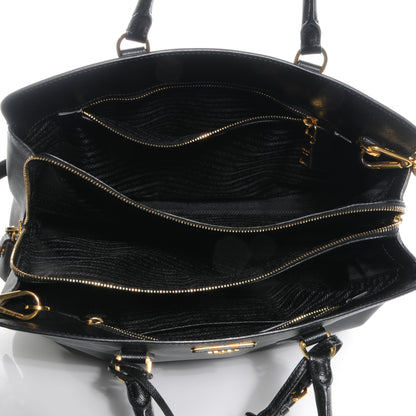 Prada Saffiano Lux Zip Tote Nero Black 5 of 10