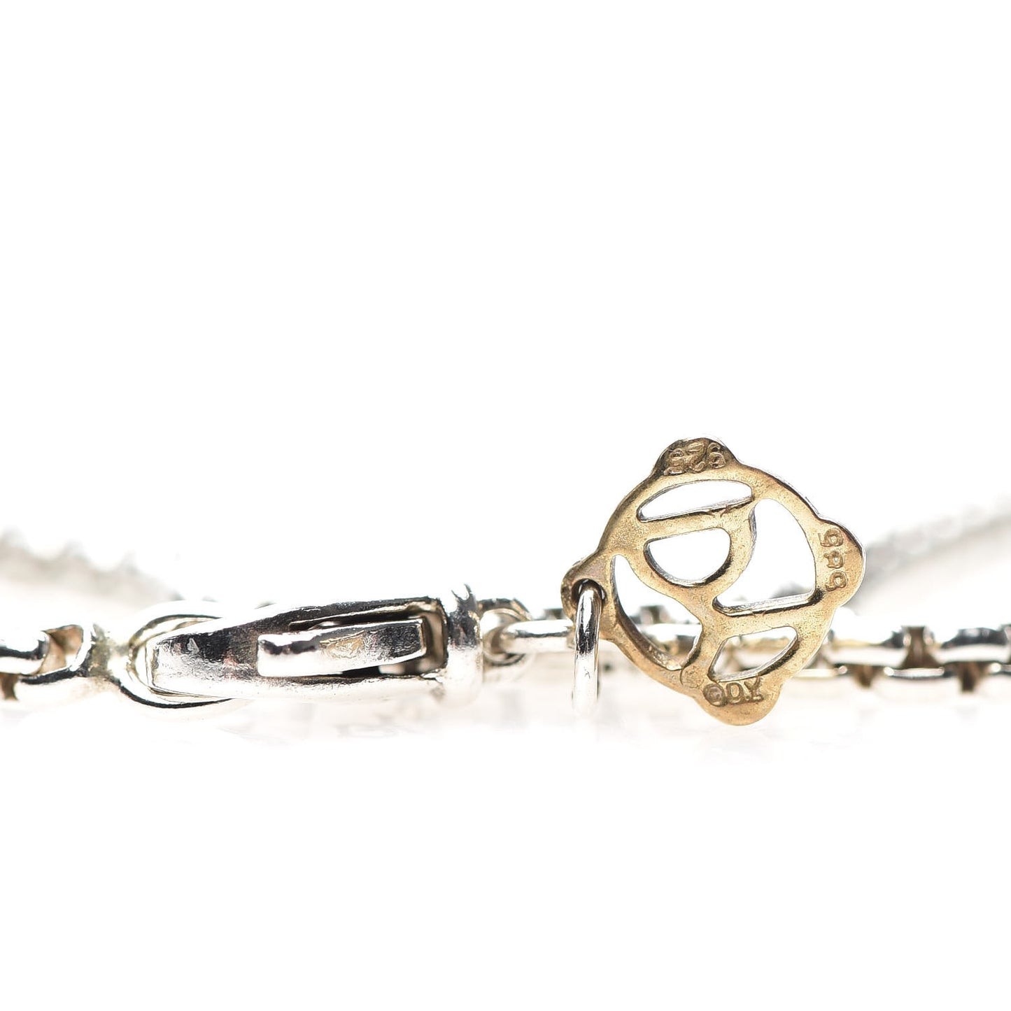 Sterling Silver 14K Yellow Gold 2.7mm Small Box Chain Necklace 22"
