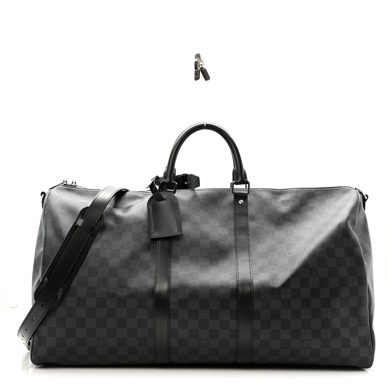 Louis Vuitton Damier Graphite Keepall Bandouliere 55 1 of 26