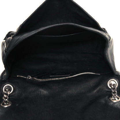 Saint Laurent Calfskin Matelasse Monogram Microstud Medium Niki Chain Satchel Black 5 of 10