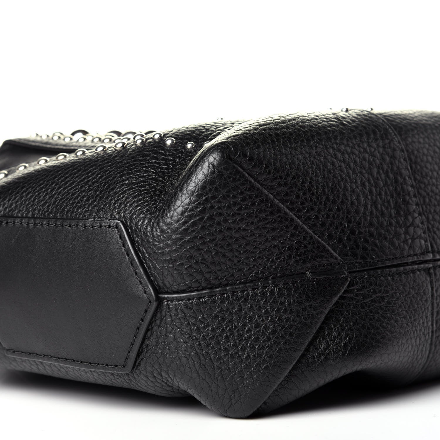 Alexander Wang Pebbled Calfskin Studded Small Emile Black 7 of 8
