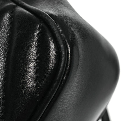 Saint Laurent Calfskin Matelasse Monogram Lou Belt Bag Black 14 of 16