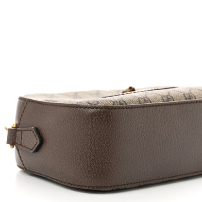 Gucci GG Supreme Monogram Web Neo Vintage Shoulder Bag Beige New Acero Crop 9 of 10