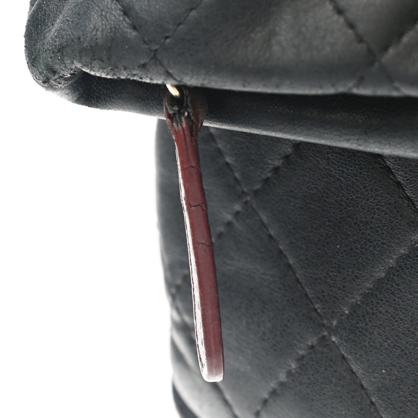 Lambskin Quilted CC Beauty Clutch Black