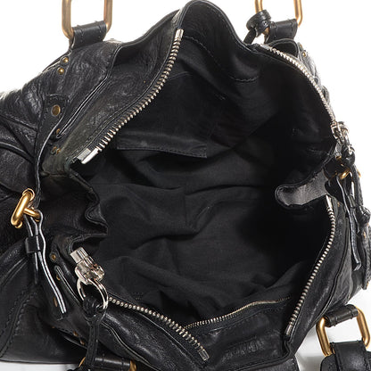 Chloe Leather Medium Paddington Satchel Black 5 of 7