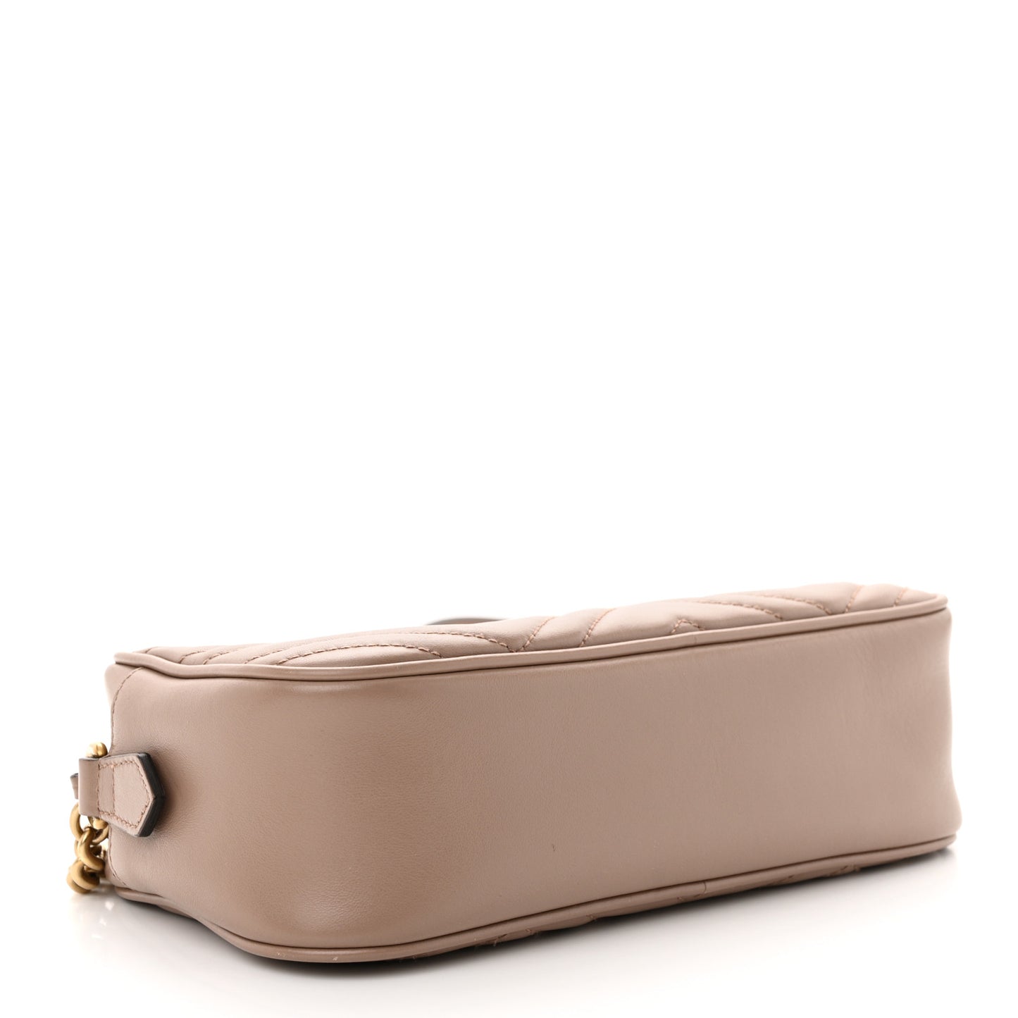 Calfskin Matelasse Small GG Marmont Chain Shoulder Bag Porcelain Rose