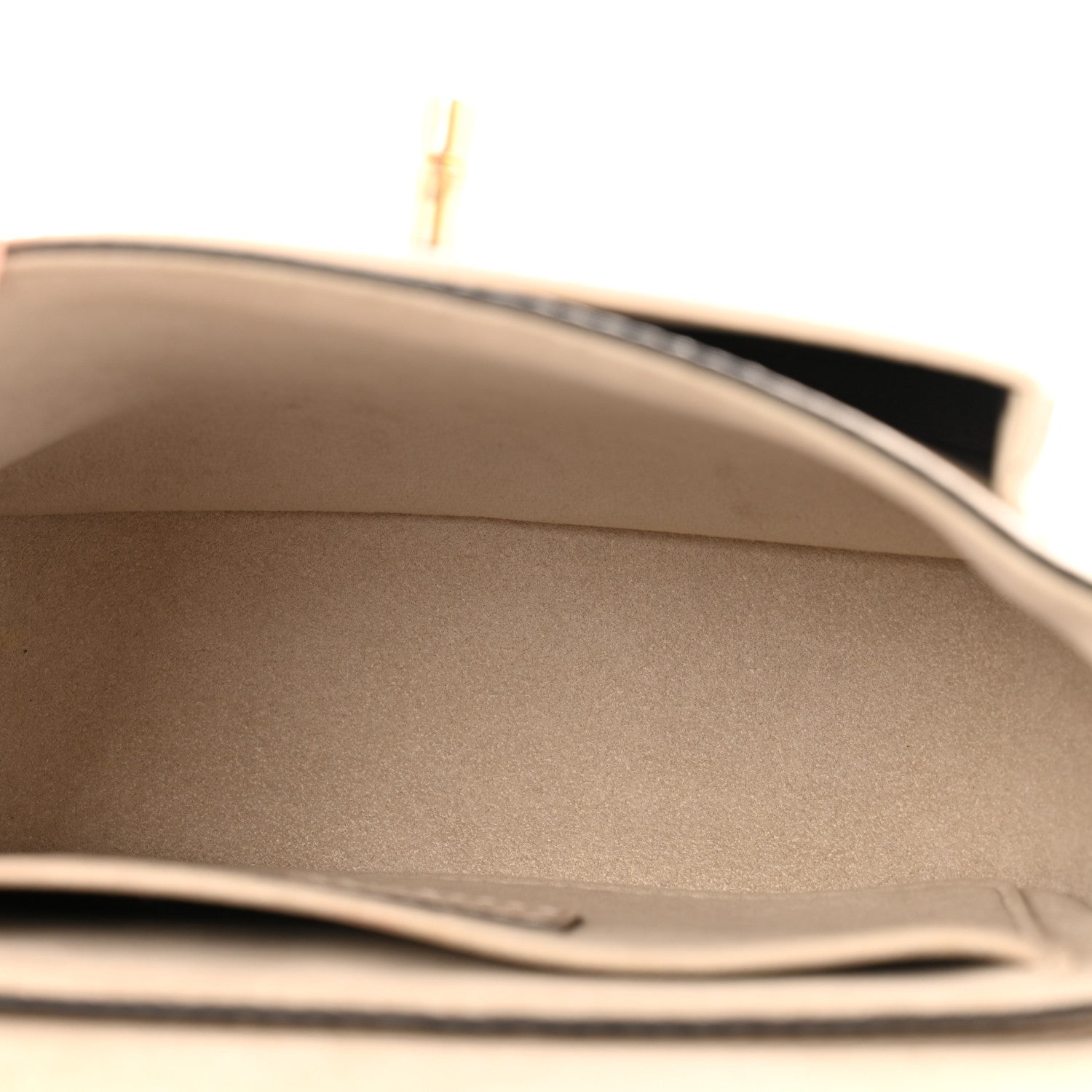 Louis Vuitton Grained Calfskin Lockme Tender Greige 5 of 13