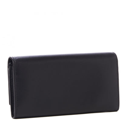 Gucci Apollo Calfskin GG Dadini Embroidered Continental Wallet Black 2 of 9