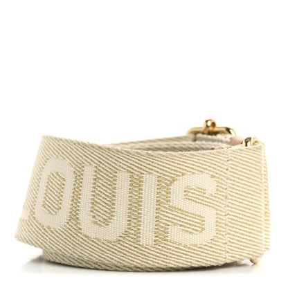 Louis Vuitton Jacquard High Rise Shoulder Strap Beige 2 of 9