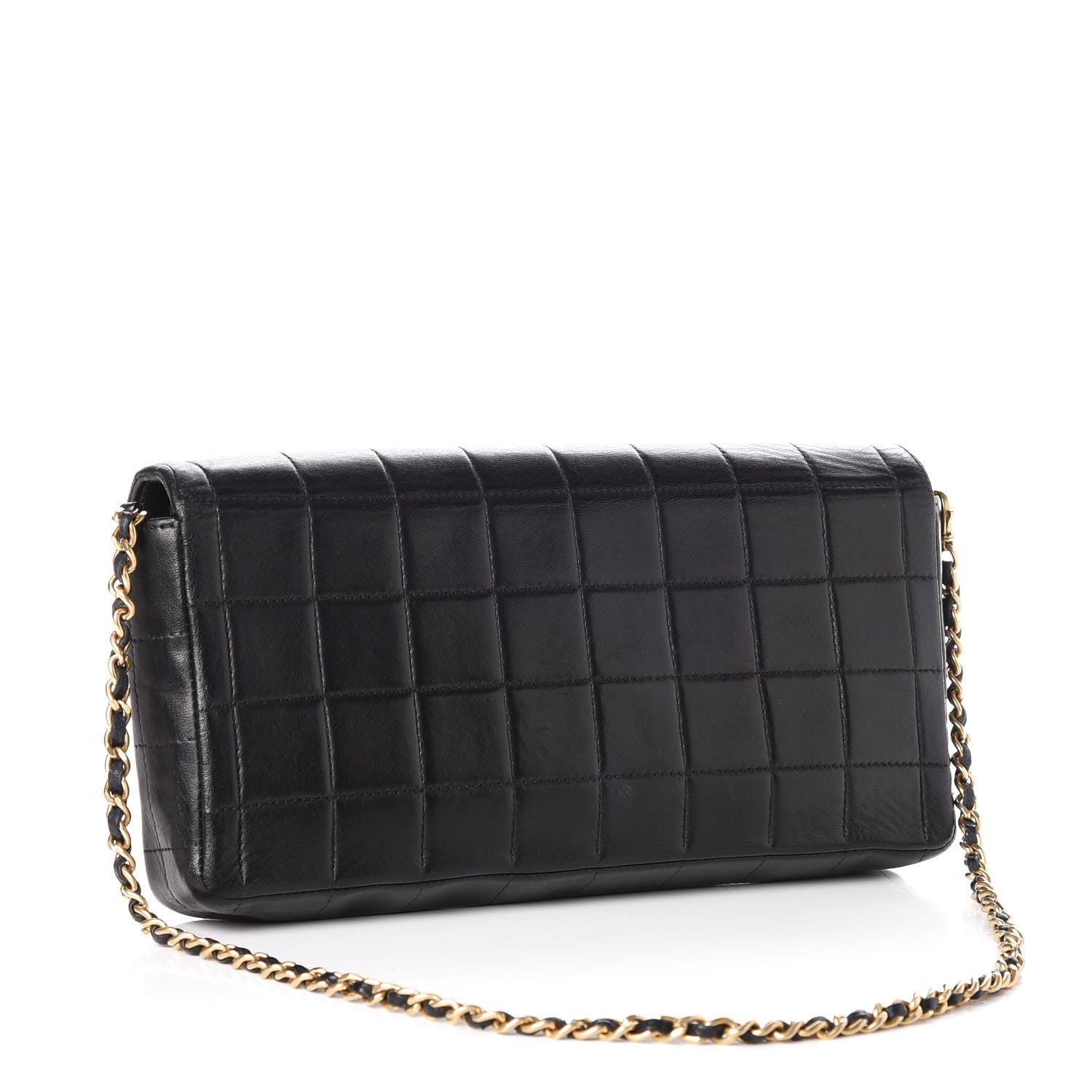Chanel Lambskin East West Chocolate Bar Flap Black 3 of 8