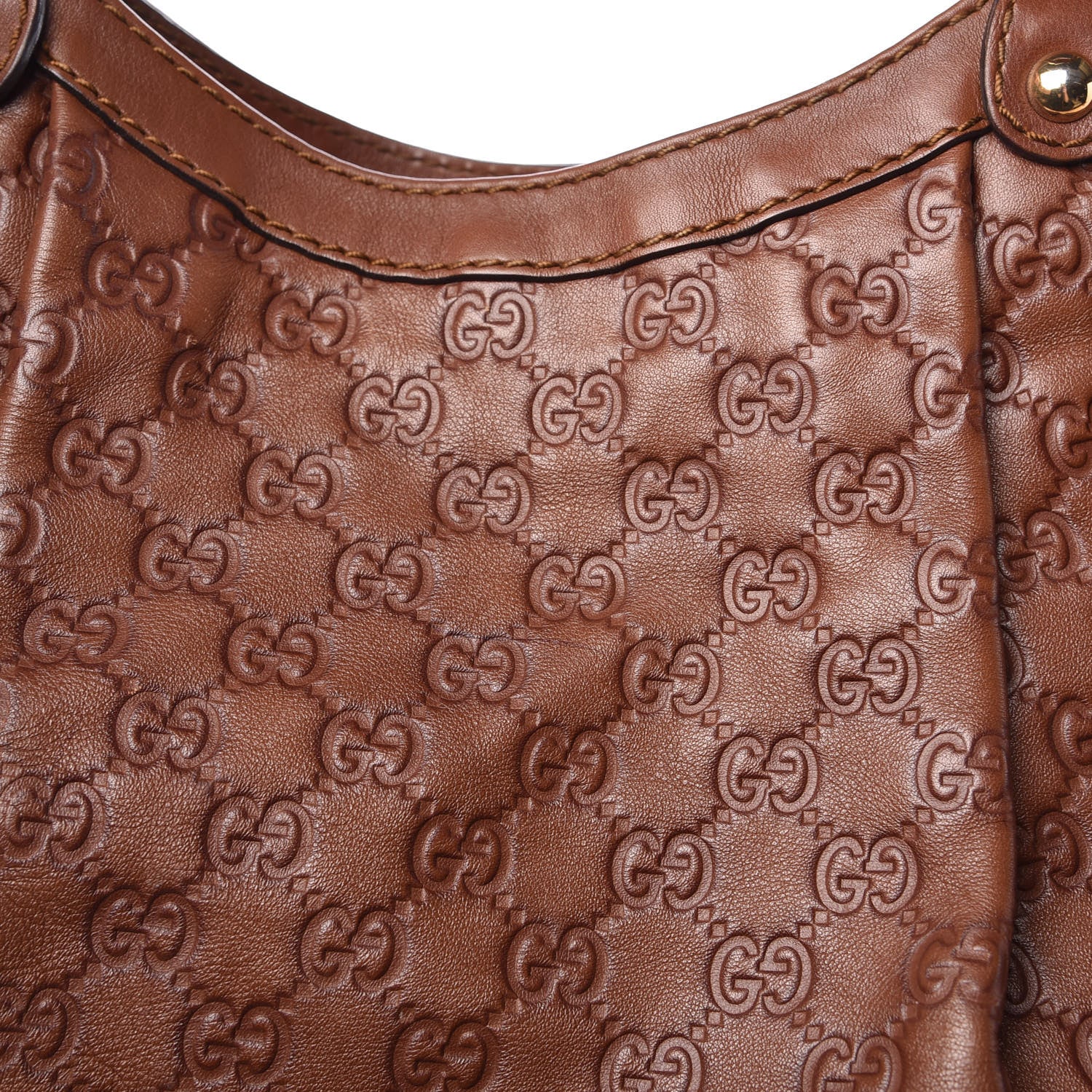 Gucci Guccissima Large Sukey Tote Brown 16 of 23
