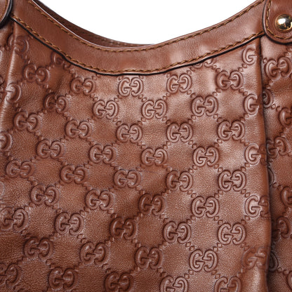 Gucci Guccissima Large Sukey Tote Brown 16 of 23