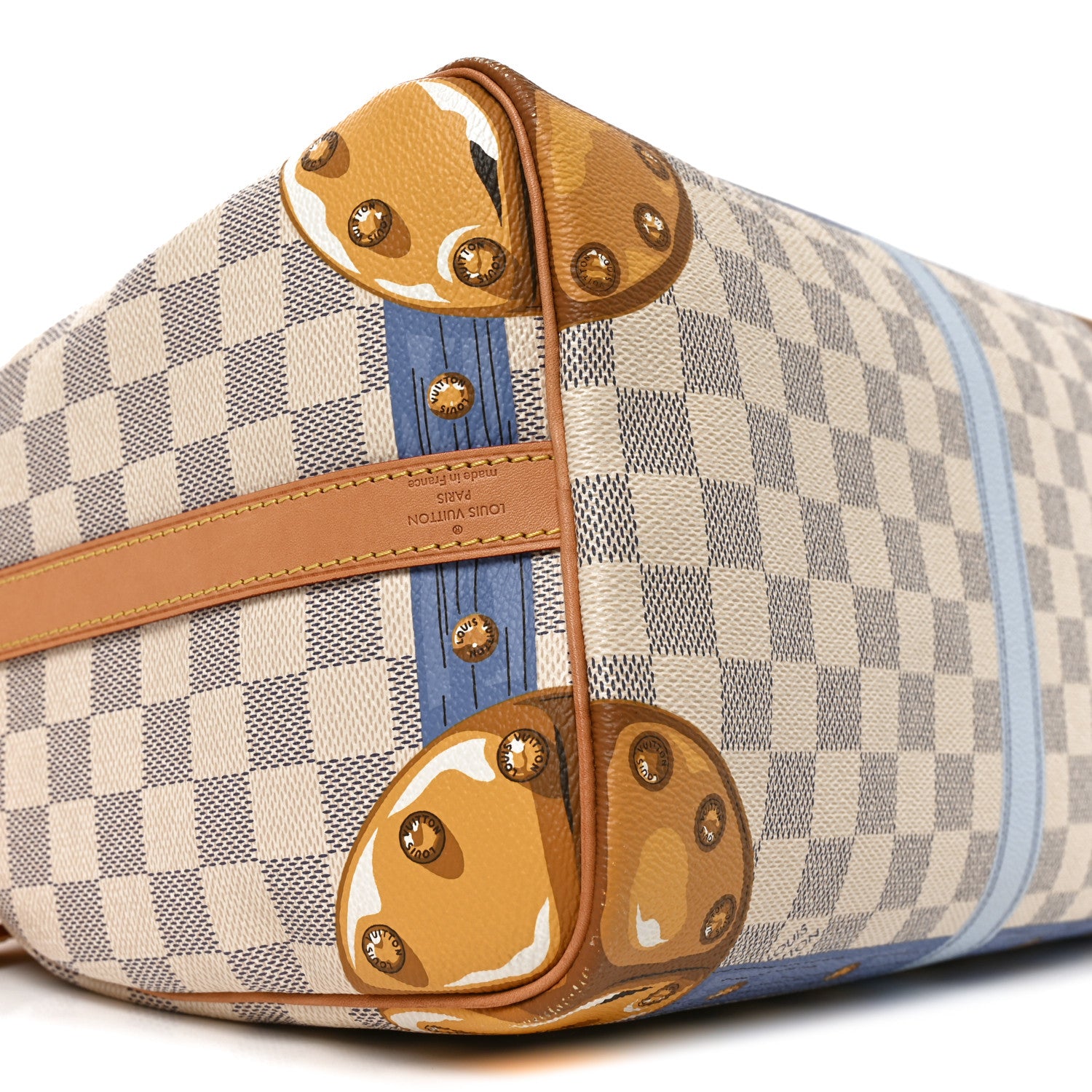 Louis Vuitton Damier Azur Summer Trunks Speedy Bandouliere 30 8 of 9