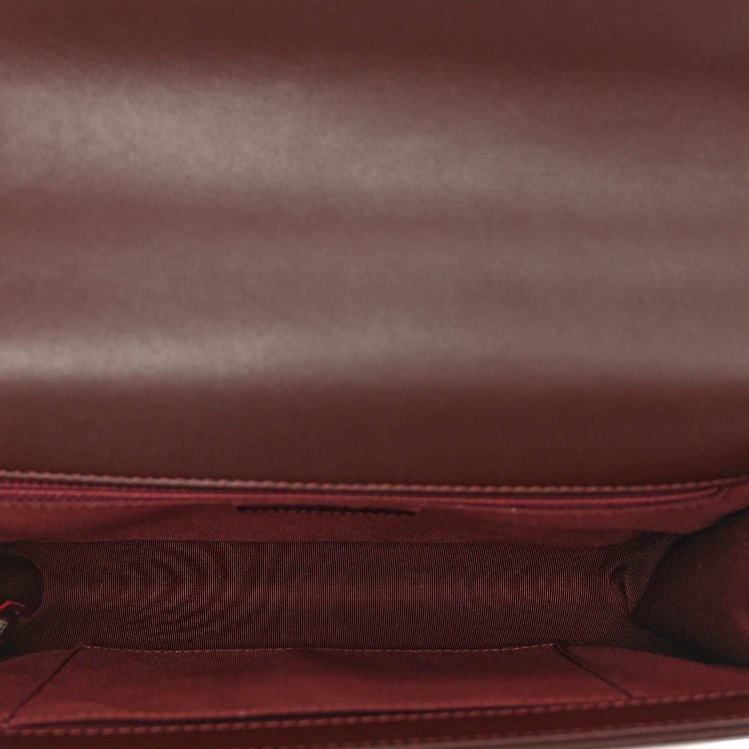Chanel Calfskin Chevron Quilted New Medium Boy Flap Burgundy 6 of 13