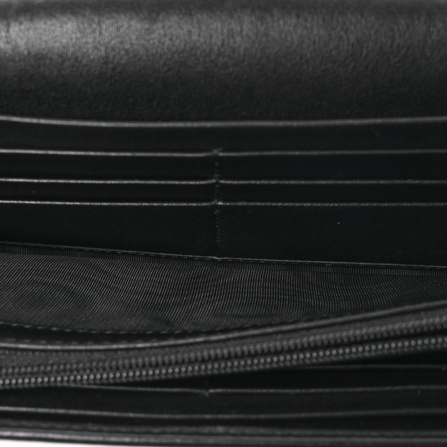 Gucci Soft Microguccissma Dice Continental Flap Wallet Black 5 of 7