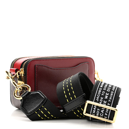 Marc Jacobs Saffiano Small Snapshot Camera Bag Red Multicolor 3 of 10
